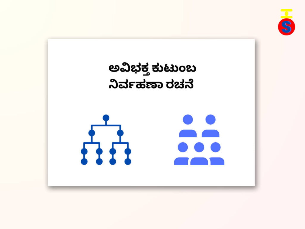 ಅವಿಭಕ್ತ ಕುಟುಂಬದ ನಿರ್ವಹಣೆಯ ರಚನೆಯನ್ನು ಬಿಂಬಿಸುವ ಚಿತ್ರ 